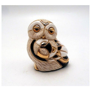 De Rosa Rinconada Family Collection 'Baby Snowy Owl' Figurine #F335 New In Box 