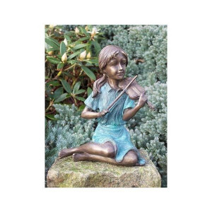 Sculpture bronze "Violoniste" par Ben Wouters