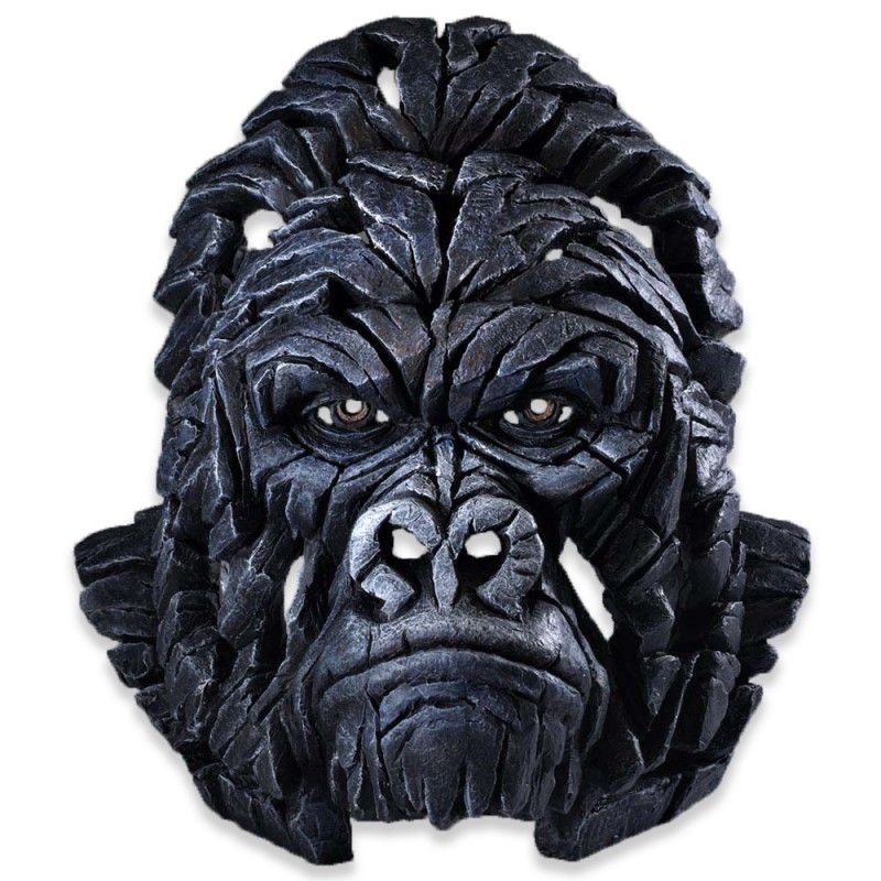 Gorilla bust Edge sculpture