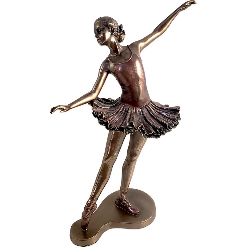 plejeforældre Pol Prestigefyldte Ballet dancer sculpture "To the back"