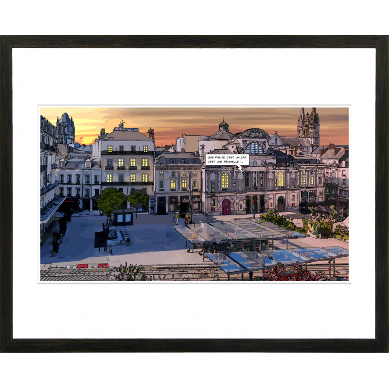 Cadre "Angers Ralliement Soirée " par Philippe Matine