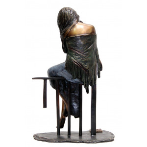 "Le coucher de soleil" Sculpture bronze Manel Vidal