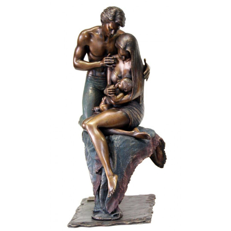 "Famille" Sculpture en bronze Manel Vidal