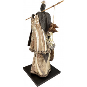 Sculpture raku "LE MAITRE DES CUISINES" Paul Beckrich