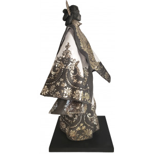 Sculpture raku "Geisha" Paul Beckrich