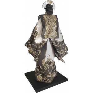 Sculpture raku "Geisha" Paul Beckrich