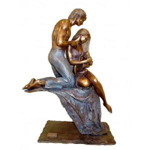 "Famille" Sculpture en bronze Manel Vidal