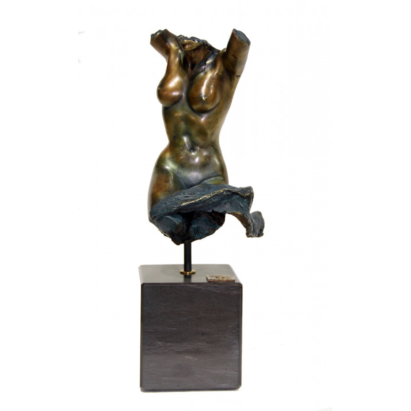 "Buste Femme" Sculpture bronze Manel Vidal