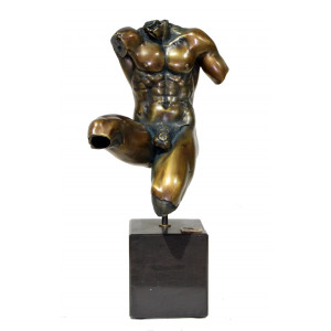 "Buste d'Homme" Sculpture bronze Manel Vidal