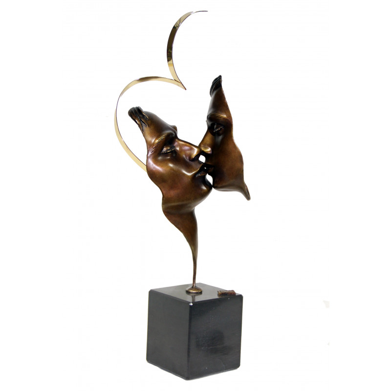 "Amour Hommes" Sculpture bronze Manel Vidal