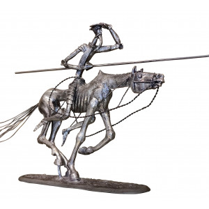 Sculpture "Don Quichotte au triple galop"