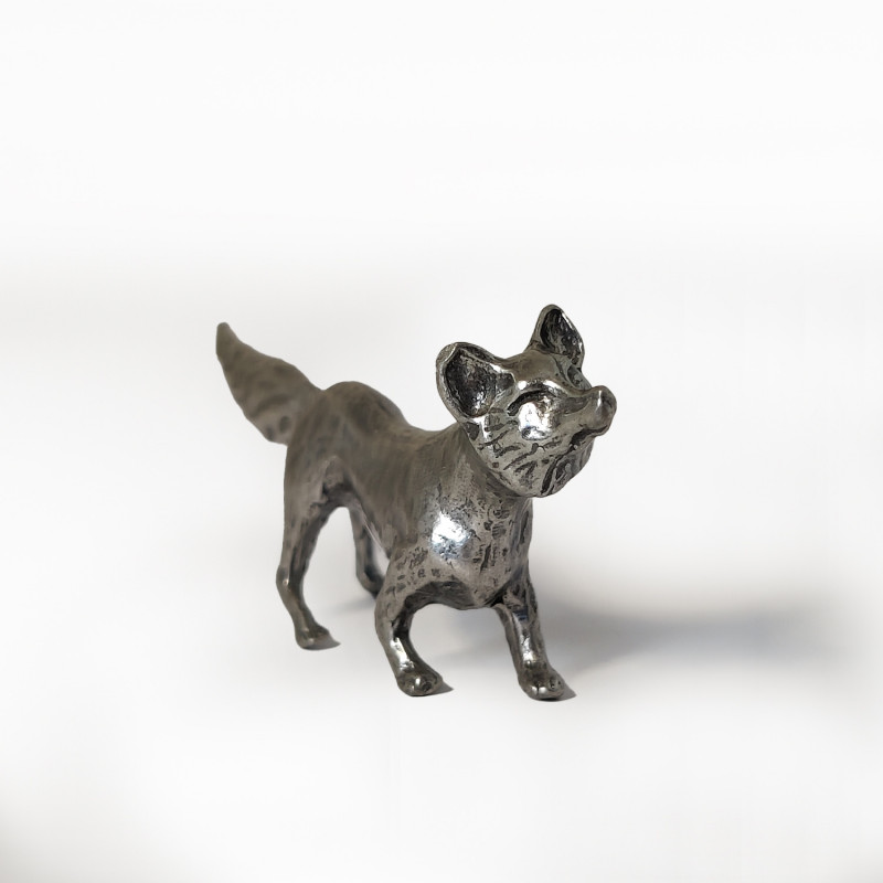Renard en étain