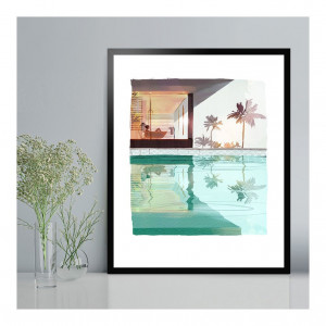 Tableau "south beach" par Sophie Griotto