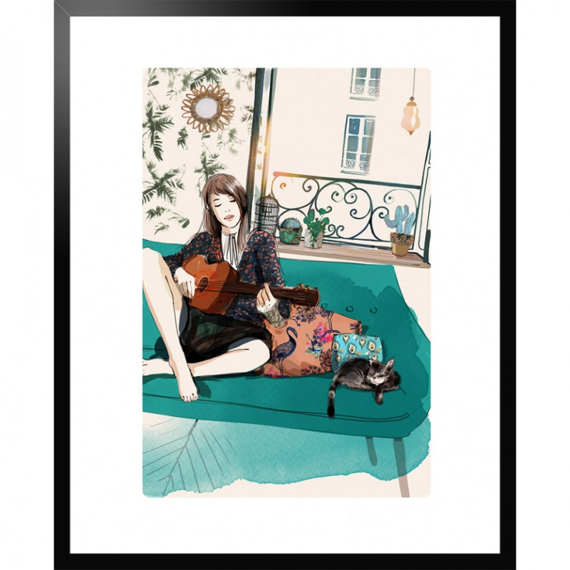 Cadre "Les notes" de Sophie Griotto