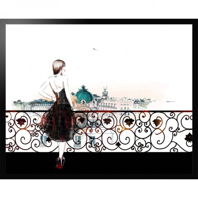 Tableau "Le balcon" par Sophie Griotto