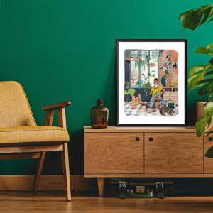 Cadre "Jardin d'hiver" par Sophie Griotto