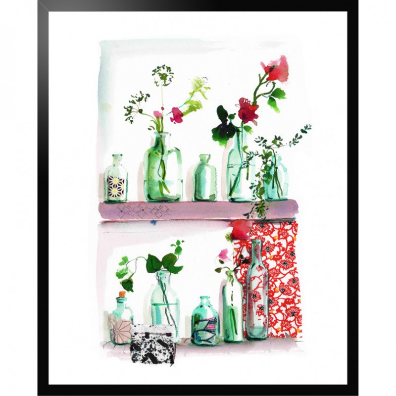 Cadre "jeux de bouteilles" par Sophie Griotto