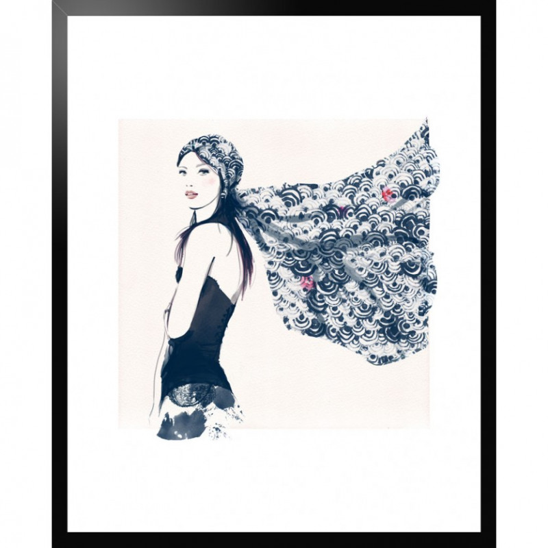 Cadre "le foulard" par Sophie Griotto