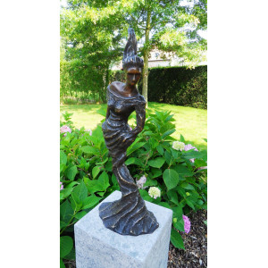 Sculpture bronze "Déesse" par Ben Wouters