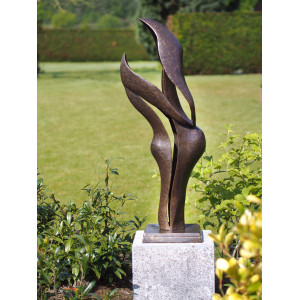Sculpture bronze "soft thunder" par Ben Wouters