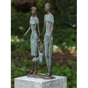Sculpture bronze "Parents" par Ben Wouters