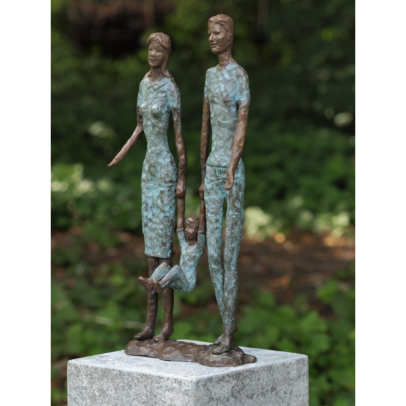 Sculpture bronze "Parents" par Ben Wouters