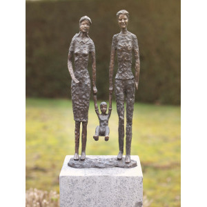 Sculpture bronze "Parents" par Ben Wouters
