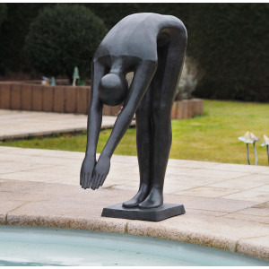 Sculpture bronze "Hésitation" par Ben Wouters