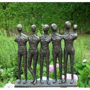 Sculpture bronze "Union" par Ben Wouters