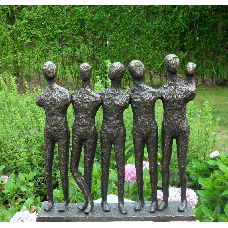 Sculpture bronze "Union" par Ben Wouters