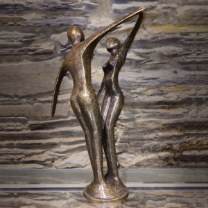 Sculpture bronze "Danse" par Ben Wouters