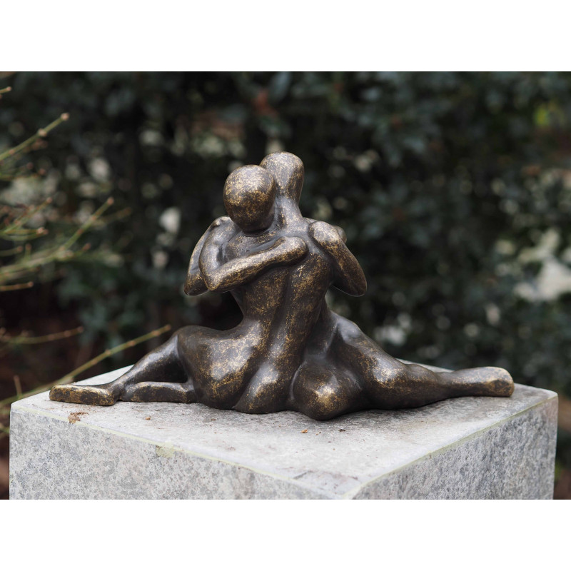 Sculpture bronze "Inséparable" par Ben Wouters