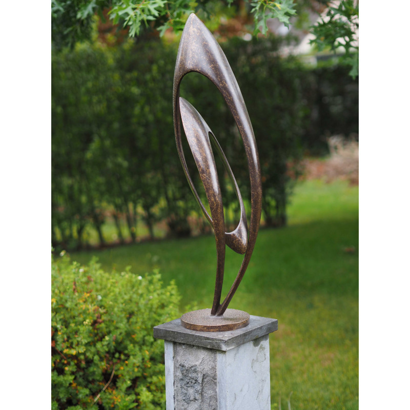 Sculpture bronze "Sans fin" par Ben Wouters