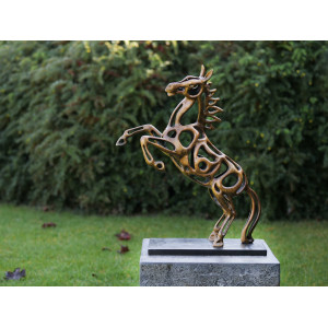 Sculpture bronze "Chevaux" par Ben Wouters