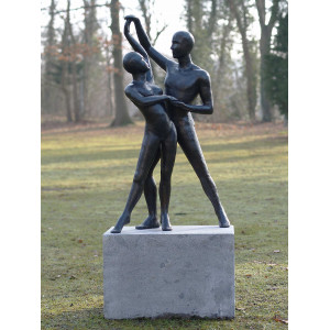 Sculpture bronze "En rythme" par Ben Wouters