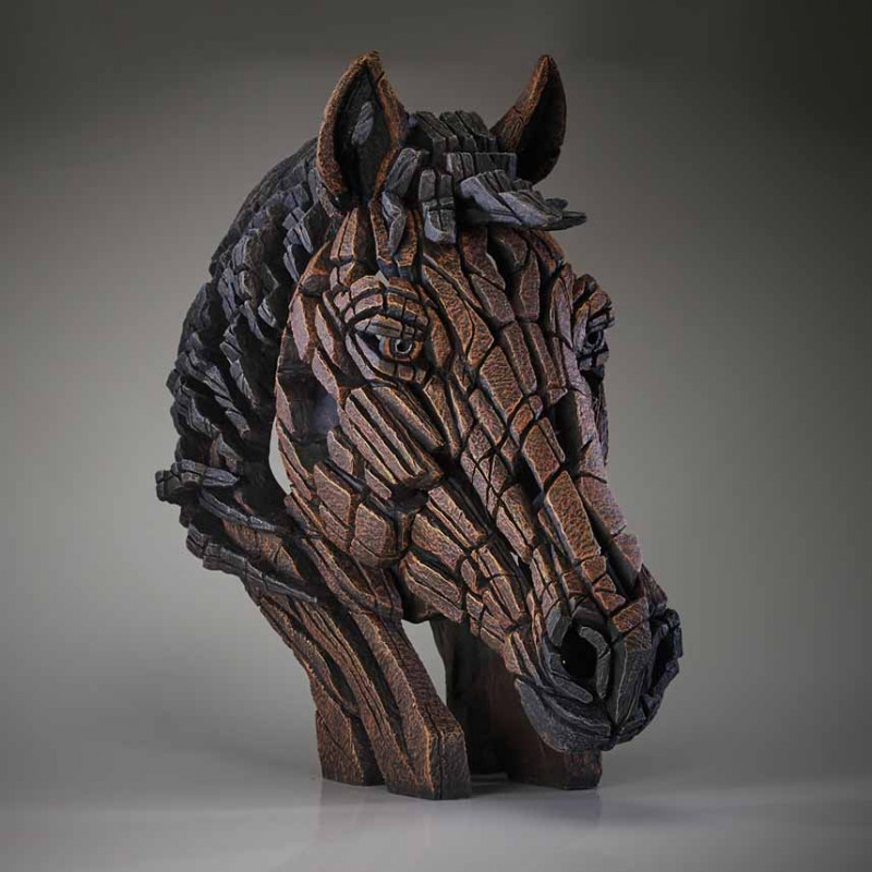 Sculpture Buste de cheval Edge