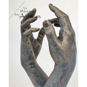 Sculpture Anglada "Audace" - Finition Vert-de-gris