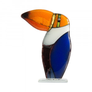 Glass toucan - 15 cm