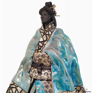 Sculpture raku "Japonaise" | Beckrich
