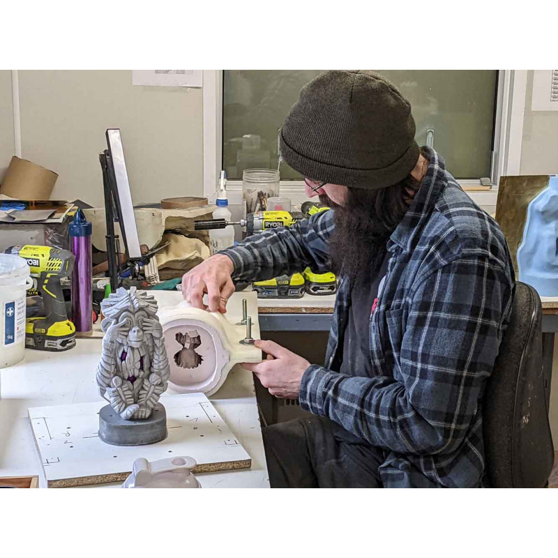 The Three Wise Monkeys Edge sculptures