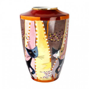 Vase 24 cm Chats de Rosina - Soffioni