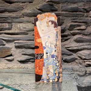 Vase silhouette Klimt - Les trois phases de la vie de la femme