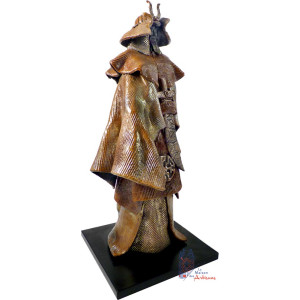 Sculpture raku "Samouraï" - Beckrich