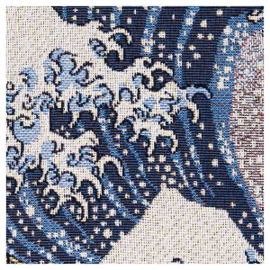 Sac La Vague Hokusai - détails du tissage