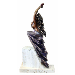 Rose - Bronze sculpture Rose - Bronze sculpture