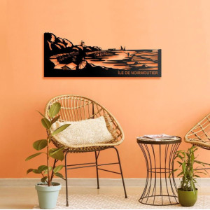 Déco murale silhouette Noirmoutier