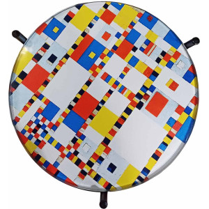 4 pcs. drinks coasters - Mondriaan