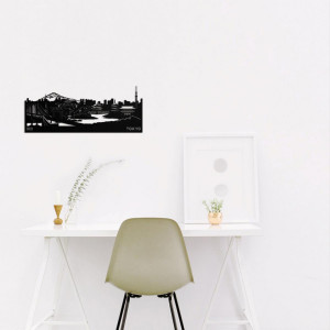 Déco murale silhouette Tokyo