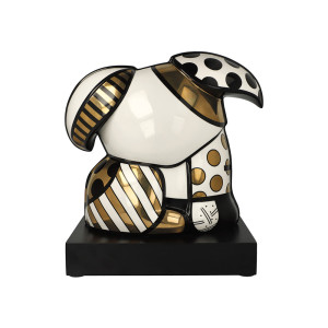 Chien Golden Ginger - Sculpture Romero Britto Chien Golden Ginger - Sculpture Romero Britto