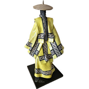 Sculpture raku Chinois noble - Paul Beckrich Sculpture raku Chinois noble - Paul Beckrich